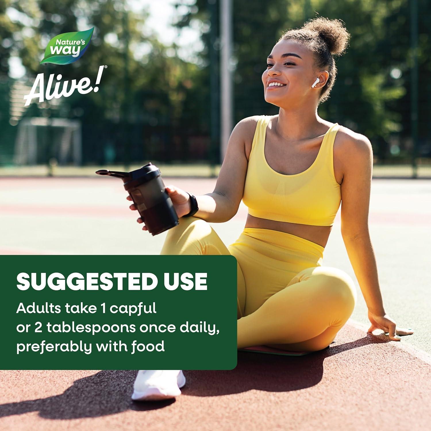 image:imageNatures Way Alive Max Potency Complete Liquid Multivitamin for Women and Men with Antioxidant Beta Carotene Vitamins C amp E and FoodBased Blends Citrus Flavored 304 Fl Oz
