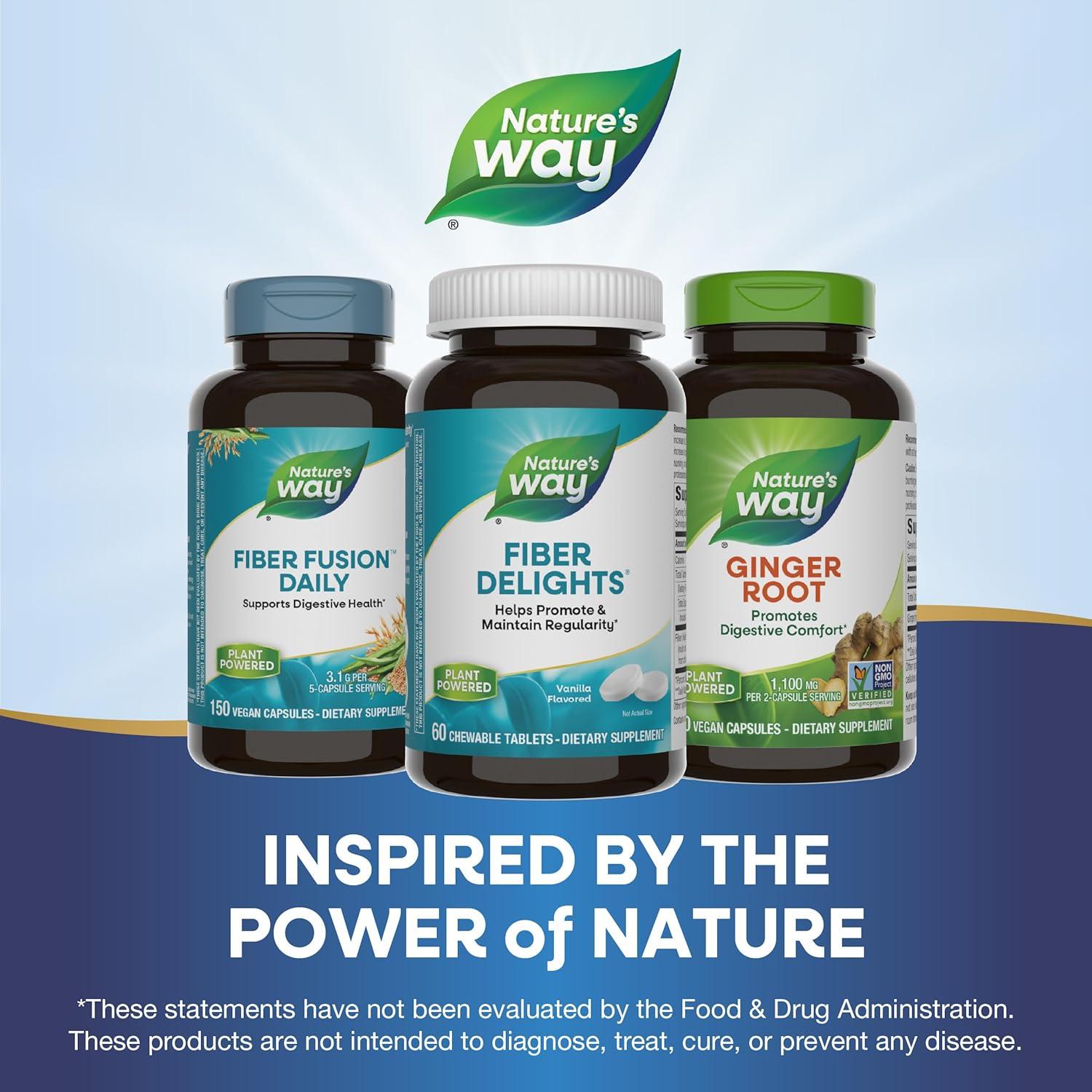 image:imageNatures Way Fiber Delights Daily Fiber for Regularity Vanilla Flavored 60 Chewable Tablets1