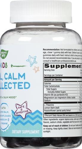 image:imageNatures Way Kids Cool amp Calm Gummies Supports a Calm Mood in Kids Ages 8 Lemon Balm Magnesium Vitamin B6 LTheanine Grape Flavored Vegetarian 40 Count Packaging May Vary40 Count Pack of 2