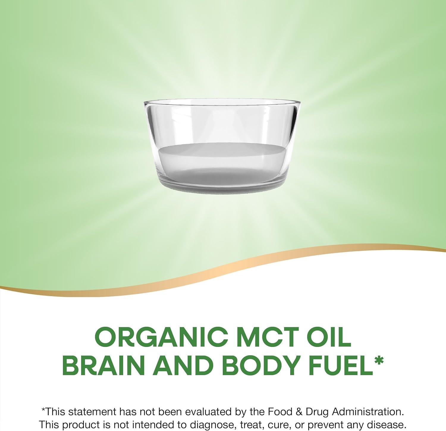 image:imageNatures Way Organic MCT Oil Brain and Body Fuel Liquid Coconut MCT Oil with C8 Caprylic amp C10 Capric Acids 14 g Medium Chain Triglycerides per Serving Keto amp Paleo Certified NonGMO 30 Fl OzCoconut