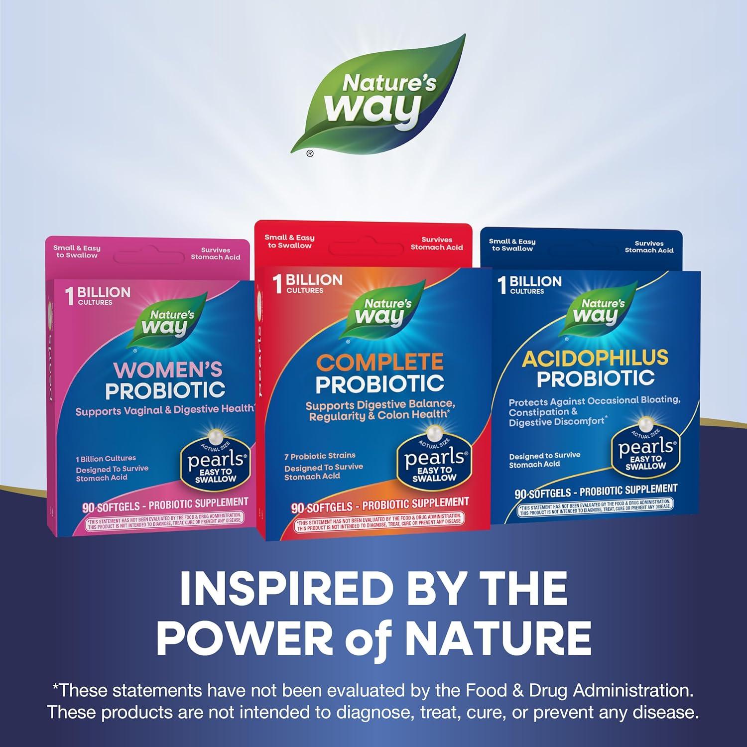image:imageNatures Way Probiotic Pearls Complete 1 Billion Live Cultures 90 Softgels Packaging May Vary90 Count Pack of 2