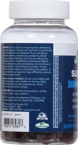 image:imageNatures Way Sleep Well Melatonin and Magnesium Gummies Sleep Support for Adults with Ashwagandha Berry Flavored 90 Gummies90 Count Pack of 2