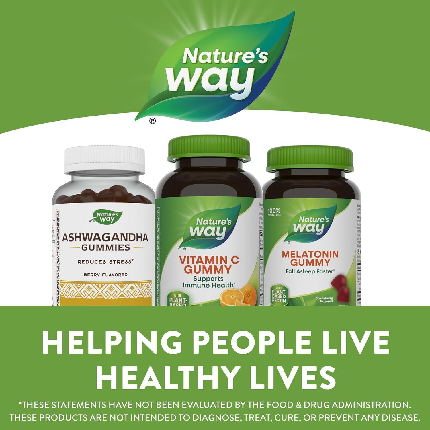 image:imageNatures Way Vitamin C Gummies Support Immune Health Antioxidant 250 mg per 2gummy Serving Gummy Vitamins Orange Flavored 120 Gummies120 Count Pack of 1