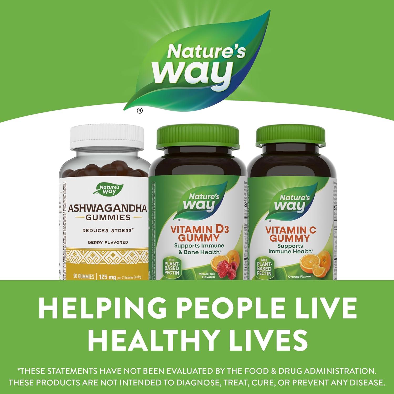 image:imageNatures Way Vitamin D3 Gummies Supports Immune and Bone Health 2000 IU 50 mcg per 2gummy Serving Vitamin D3 2000IU per 2 Gummies Mixed Fruit Flavored 120 Count120 Count Pack of 2