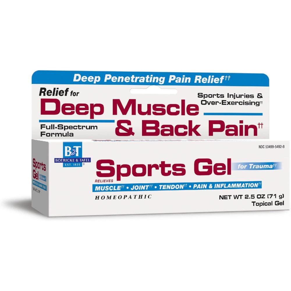 image:imageNatures Way Boericke amp Tafel Sports Gel Relief for Deep Muscle Joint Tendon amp Back Pain and Inflammation Homeopathic 25 oz