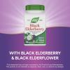 Nature’s Way Black Elderberry Capsules, Traditional Immune Support* Supplement with Elderberry and Elderflower, Plant Powered, 100 Capsules (Packaging May Vary)