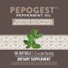 Nature’s Way Pepogest Peppermint Oil, Soothes Occasional Gastrointestinal Discomfort*, Enteric Coated Peppermint Oil Softgels, 60 Softgels (Packaging May Vary)(60 Count (Pack of 2))