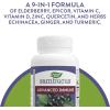 Nature’s Way Sambucus Advanced Immune Capsules with Black Elderberry, Vitamin C, Vitamin D, Echinacea and Zinc, Immune System Support with EpiCor*, 80 Capsules(80 Count (Pack of 1))