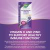 Nature’s Way Sambucus Kids Cough Relief +(1) Immune Syrup*, Feel Better Faster(1), Clinically Proven South African Geranium, with Elderberry Extract, Vitamin C & Zinc, Gluten Free, Vegan, 4 Fl Oz(4 Ounce)
