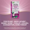 Nature’s Way Umcka Cold & Flu Relief Elderberry Syrup, Non-Drowsy Homeopathic Cold and Flu* Relief for Sore Throat, Cough, Congestion, Fever*, Body Aches*, Berry Flavored, 4 Fl Oz (Packaging May Vary)