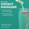 Nature’s Way Weight Manager Drink Mix Packets, Supports Craving Management & Abdominal Fat Loss*(1), with Clinically Studied Ingredients, Plant-Based Fiber, No Sugar, Mixed Fruit Flavored, 30 Packets