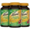 Nature’s Way Alive! Chewable Calcium Gummies with Vitamin D3, Daily Supplement Supports Healthy Bones and Teeth, and Muscle Function*, Strawberry and Raspberry-Lemonade Flavored, 60 Gummies(60 Count (Pack of 3))