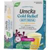 Nature’s Way Cold Relief Hot Drink, Umcka, Homeopathic, Clinically Proven Pelargonium Sidoides 1X, for Cough, Congestion, Sore Throat, Stuffy Nose, Lemon Flavored, 10 Packets