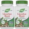 Nature’s Way Licorice Root, Traditional Digestive Support Supplement*, 900 mg per 2-Capsule Serving, Non-GMO Project Verified, 100 Vegan Capsules (Packaging May Vary)(100 Count (Pack of 2))