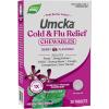 Nature’s Way Umcka Cold and Flu Relief Chewables, Non-Drowsy Multi-Symptom Relief, Homeopathic Cold Medicine & Remedy, Shortens & Reduces Severity of Colds, Berry-Flavored Cold & Flu Tablets, 20 Count