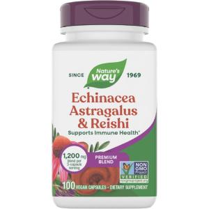 Nature’s Way Echinacea Astragalus & Reishi, Immune Support*, 100 Capsules(1)