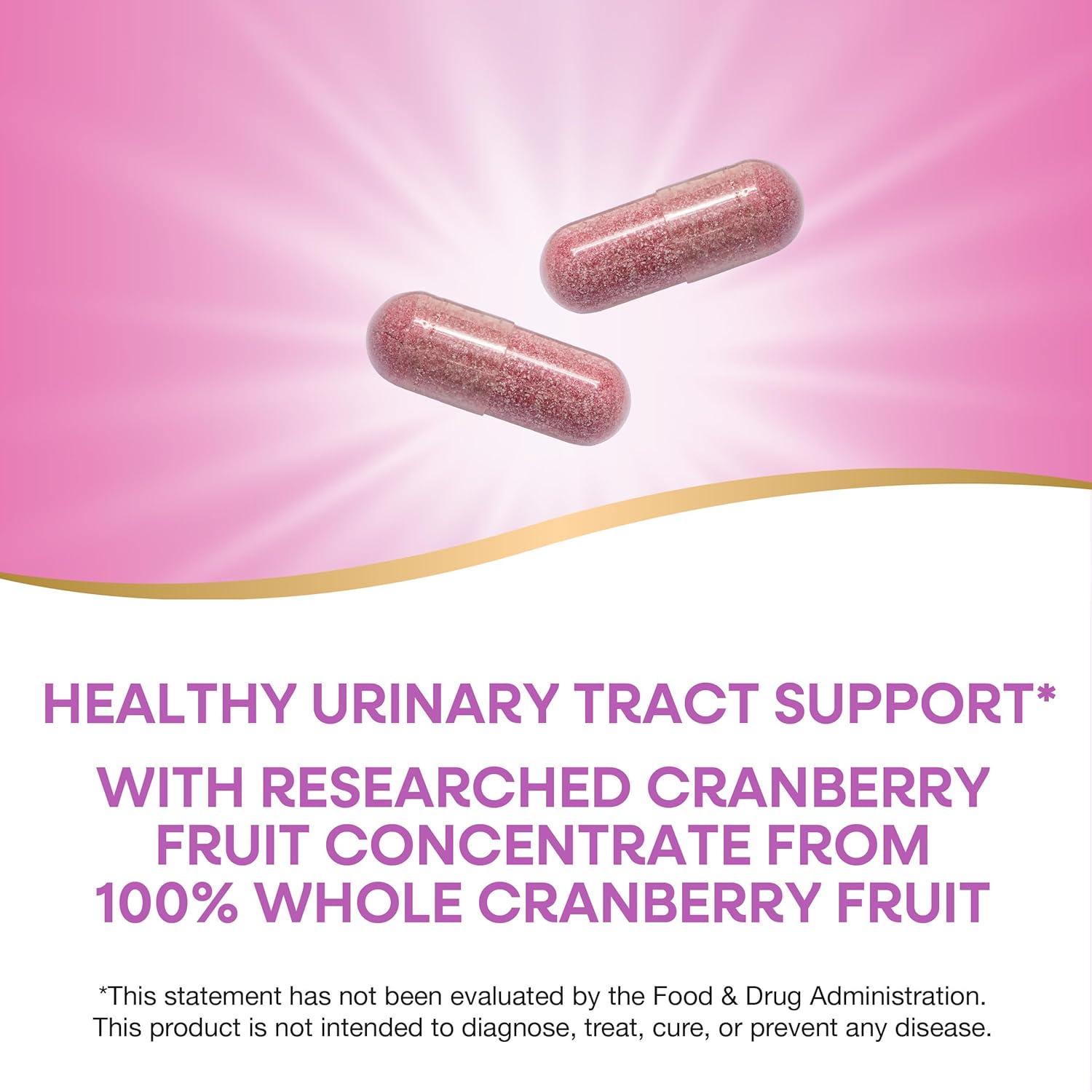 image:imageNatures Way Womens Care CranRx with Probiotics Supports Urinary Health Vitamin C Cranberry 7 Billion Live Cultures per 2Capsule Serving 60 Capsules Packaging May Vary