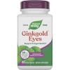 Nature’s Way Ginkgold Eyes, Gingko Biloba Supplements for Adults, Supports Eye Health*, Gluten Free, 60mg Ginkgo Biloba Extract Per 2-Tablet Serving, 60 Tablets (Packaging May Vary)(Unflovoured)