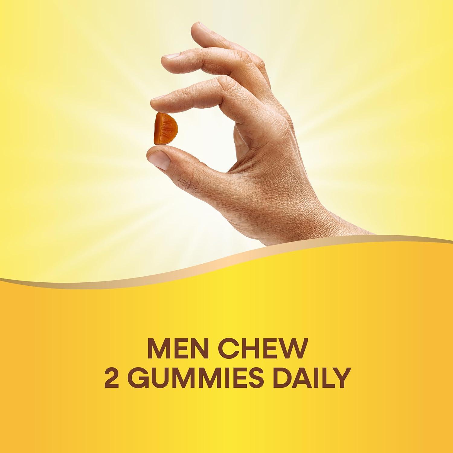 image:imageNatures Way Alive Mens 50 Daily Gummy Multivitamins Supports Healthy Brain Eyes Heart BVitamins GlutenFree Fruit Flavored 60 Gummies Packaging May Vary150 Count Pack of 1