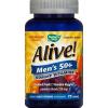 Nature’s Way Alive! Men’s 50+ Premium Gummy Multivitamin, Supports Healthy Heart, Brain & Muscle Function*, B-Vitamins, Vegetarian, Grape, Orange and Cherry Flavored, 75 Gummies(75 Count (Pack of 2))