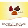 Nature’s Way Alive! Men’s 50+ Premium Gummy Multivitamin, Supports Healthy Heart, Brain & Muscle Function*, B-Vitamins, Vegetarian, Grape, Orange and Cherry Flavored, 75 Gummies(75 Count (Pack of 2))