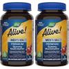 Nature’s Way Alive! Men’s 50+ Premium Gummy Multivitamin, Supports Healthy Heart, Brain & Muscle Function*, B-Vitamins, Vegetarian, Grape, Orange and Cherry Flavored, 75 Gummies(75 Count (Pack of 2))