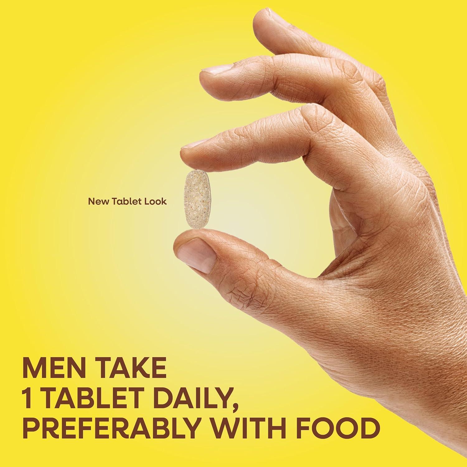 image:imageNatures Way Alive Mens 50 Complete Multivitamin Supports Healthy Brain Eyes amp Heart High Potency BVitamins GlutenFree 130 Tablets Packaging May Vary50 Count Pack of 1