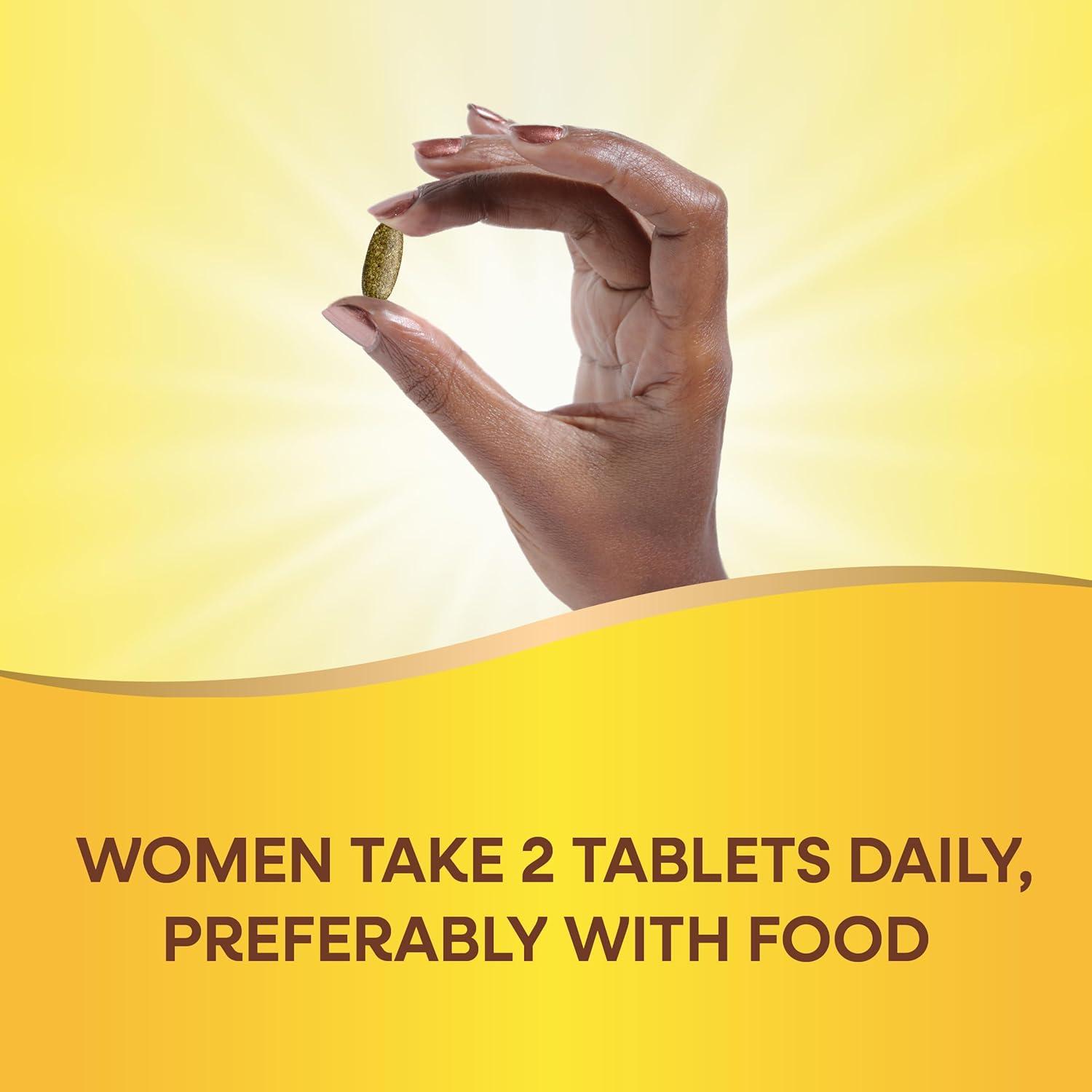 image:imageNatures Way Alive Womens Garden Goodness Complete Multivitamin 1 Serving Veggies amp Fruits per 2Tablet Serving with Organic Kale Acai Raspberry 60 Tablets Packaging May Vary