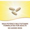 Nature’s Way Alive! Max3 Potency Adult Complete Multivitamin, High Potency B-Vitamins to Support Cellular Energy Metabolism*, Multivitamin with Methylated B12 & Folate, No Added Iron, 180 Tablets(90 Count (Pack of 1))