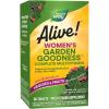 Nature’s Way Alive! Women’s Garden Goodness Complete Multivitamin, 1 Serving Veggies & Fruits per 2-Tablet Serving, with Organic Kale, Acai, Raspberry, 60 Tablets (Packaging May Vary)