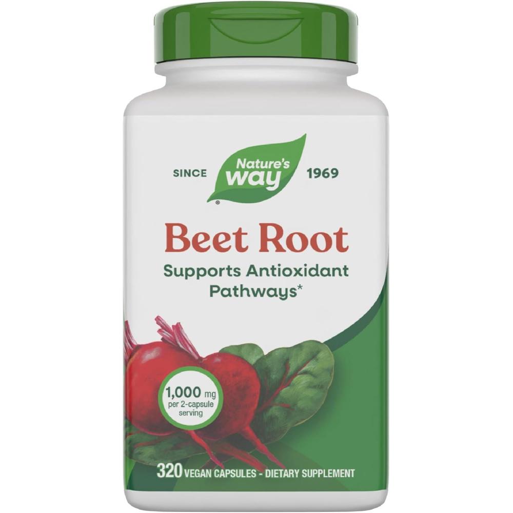 image:imageNatures Way Beet Root Capsules Supports Antioxidant Pathways Helps Neutralize Free Radicals 1000 mg per 2Capsule Serving Vegan 320 Count Packaging May Vary320 Count Pack of 1