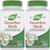 Nature’s Way Feverfew Herb, Traditional Support for Blood Vessel Relaxation*, 380 mg per Serving, Non-GMO Project Verified, 180 Vegan Feverfew Capsules (Packaging May Vary)(180 Count (Pack of 2))