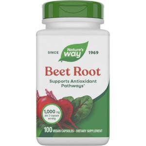 Nature’s Way Beet Root Capsules, Supports Antioxidant Pathways*, Helps Neutralize Free Radicals*, 1000 mg per 2-Capsule Serving, Vegan, 320 Count (Packaging May Vary)(100 Count (Pack of 1))