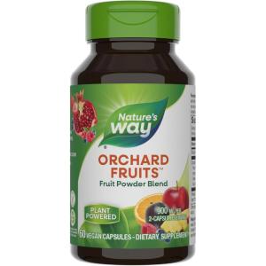Nature’s Way Orchard Fruits, Fruit Powder Blend, Contains 12 Different Fruits, 900mg Per 2-Capsule Serving, 60 Capsules