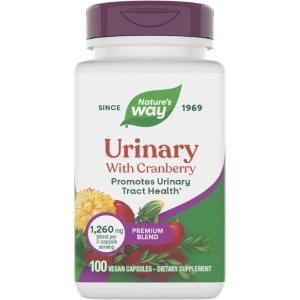 Nature’s Way Urinary with Cranberry Premium Blend, Promotes Urinary Tract Health*, with Cranberry, Dandelion, Vegan, Non-GMO Project Verified, 100 Capsules (Packaging May Vary)(100 Count (Pack of 1))