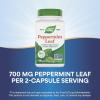 Nature’s Way Peppermint Leaf, Traditionally Used to Soothe Digestion*, 700 mg per 2-Capsule Serving, Peppermint Supplement, Non-GMO Project Verified, 100 Vegan Capsules (Packaging May Vary)(100 Count (Pack of 1))