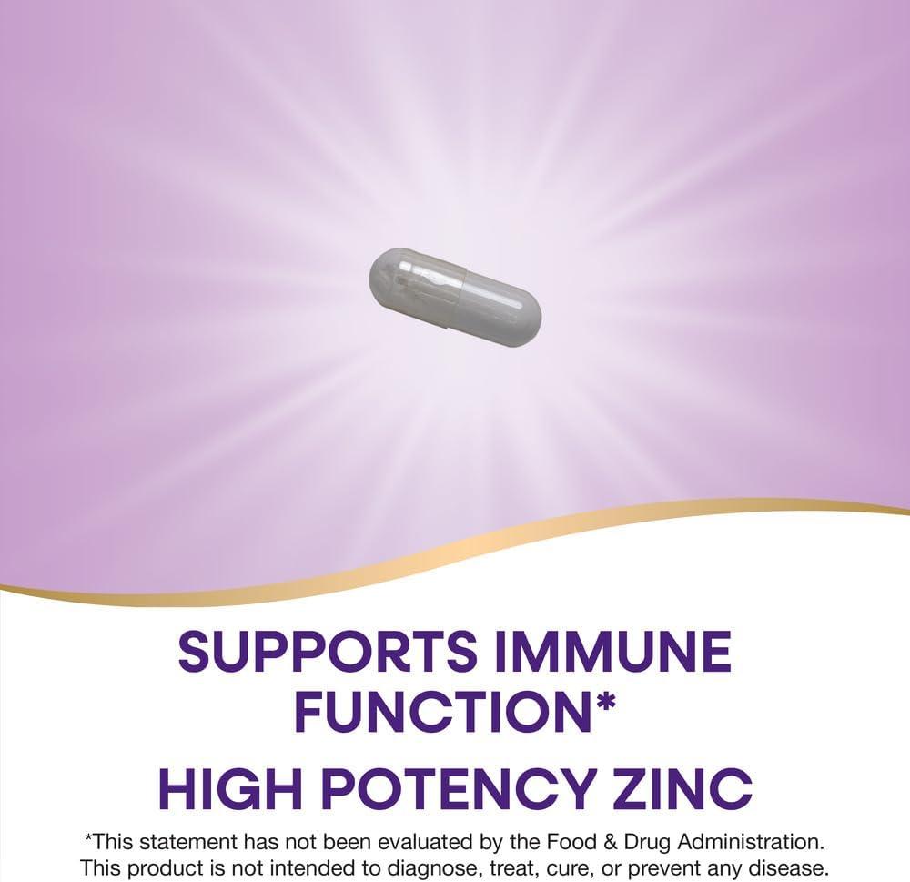 image:imageNatures Way Zinc Chelate Zinc Supplements Supports Immune Function 30 mg per Serving 100 Capsules Packaging May VaryUnflavored
