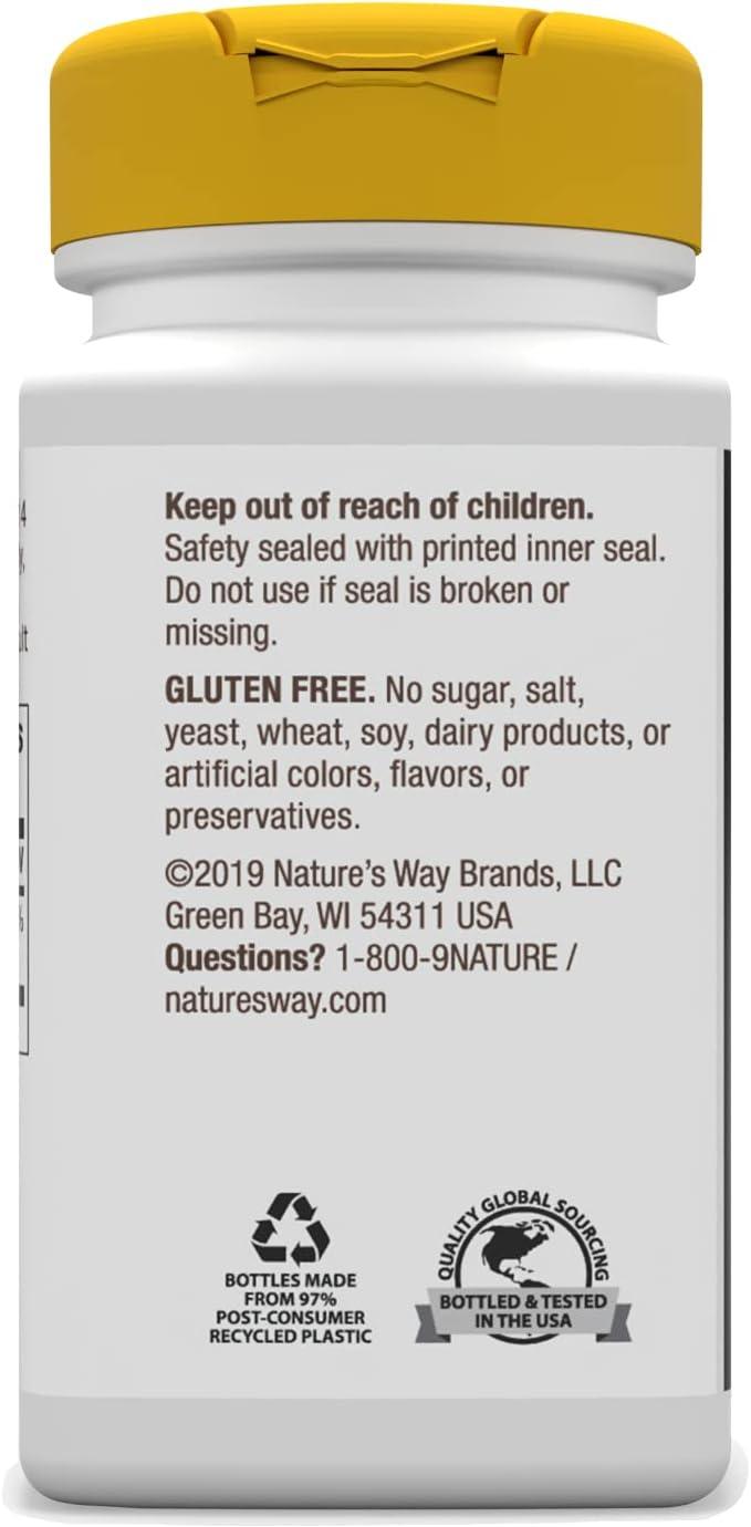 image:imageNatures Way Zinc Chelate Zinc Supplements Supports Immune Function 30 mg per Serving 100 Capsules Packaging May VaryUnflavored