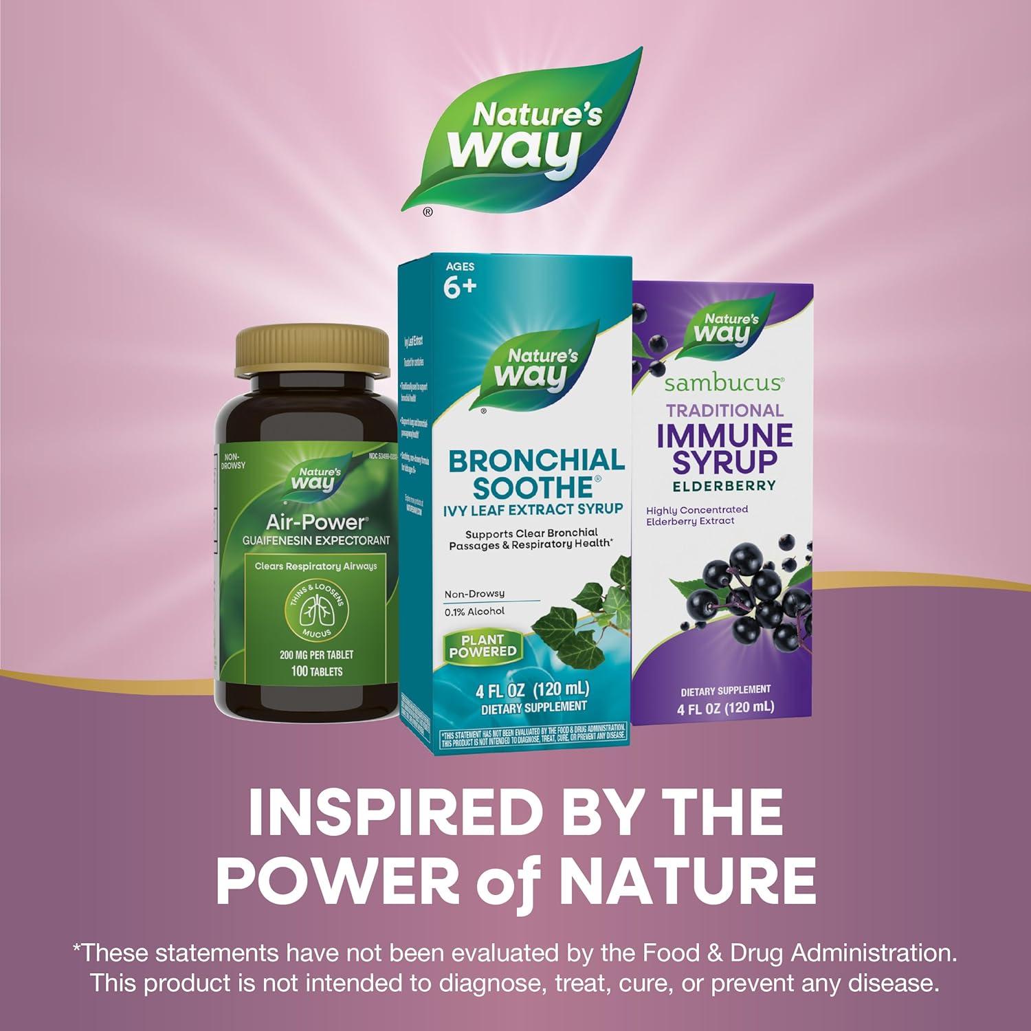 image:imageNatures Way Bronchial Soothe Ivy Leaf Extract Syrup Supports Respiratory Health Supports Clear Bronchial Passages NonDrowsy 4 Fl Oz Packaging May Vary4 Fl Oz Pack of 2