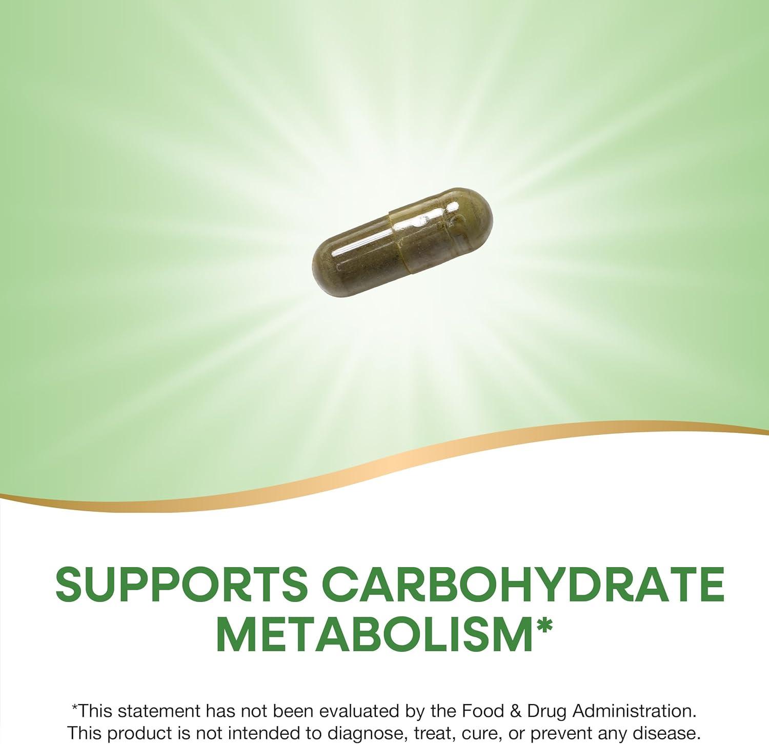 image:imageNatures Way Gymnema Premium Extract Supports Carbohydrate Metabolism 500 mg per Serving NonGMO Project Verified 60 Vegan Capsules Packaging May Vary
