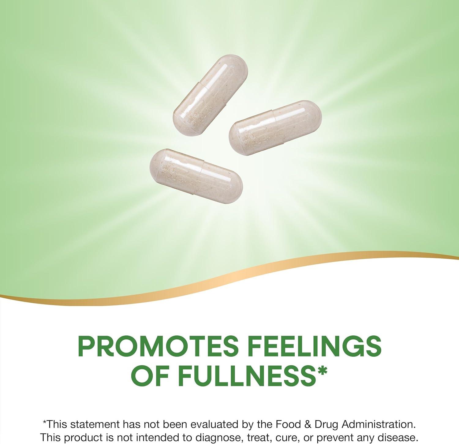 image:imageNatures Way Herbal Glucomannan from Konjac Root Capsules Promotes Feelings of Fullness 1995 mg per 3Capsule Serving NonGMO Project Verified Vegan 100 Capsules Packaging May Vary