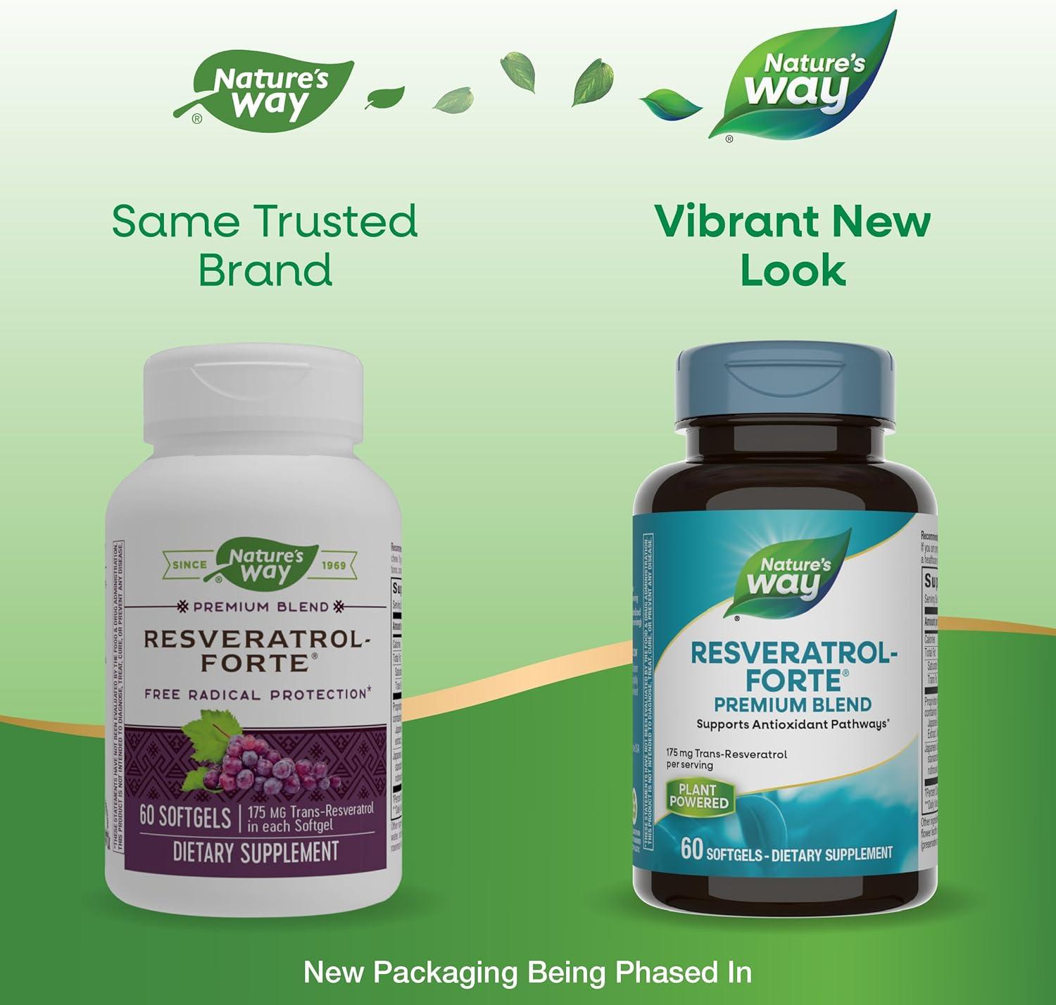 image:imageNatures Way ResveratrolForte Protects from Free Radicals 60 Softgels