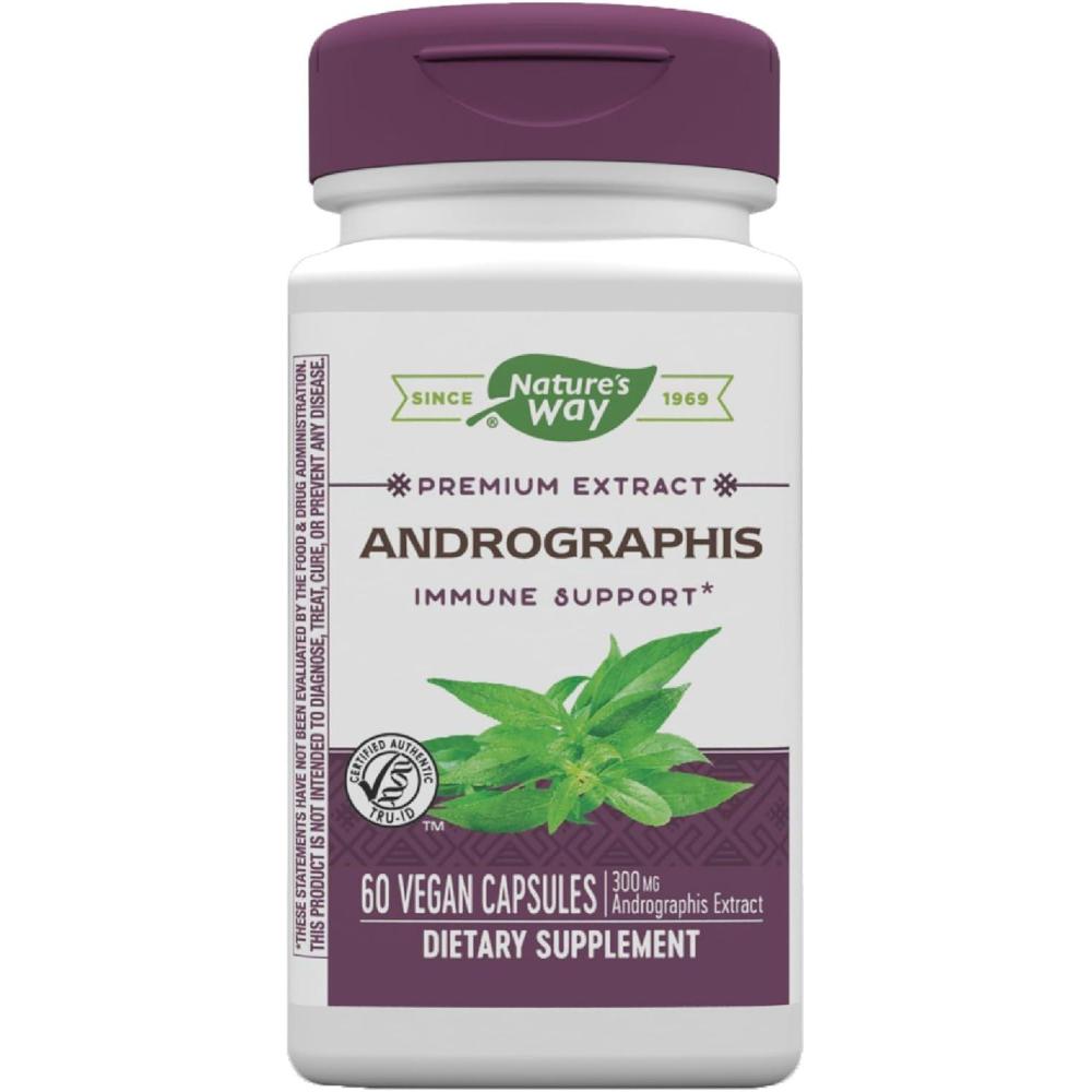 image:imageNatures Way Premium Extract Andrographis Immune Support 300 mg Andrographis Extract per serving 60 Capsules
