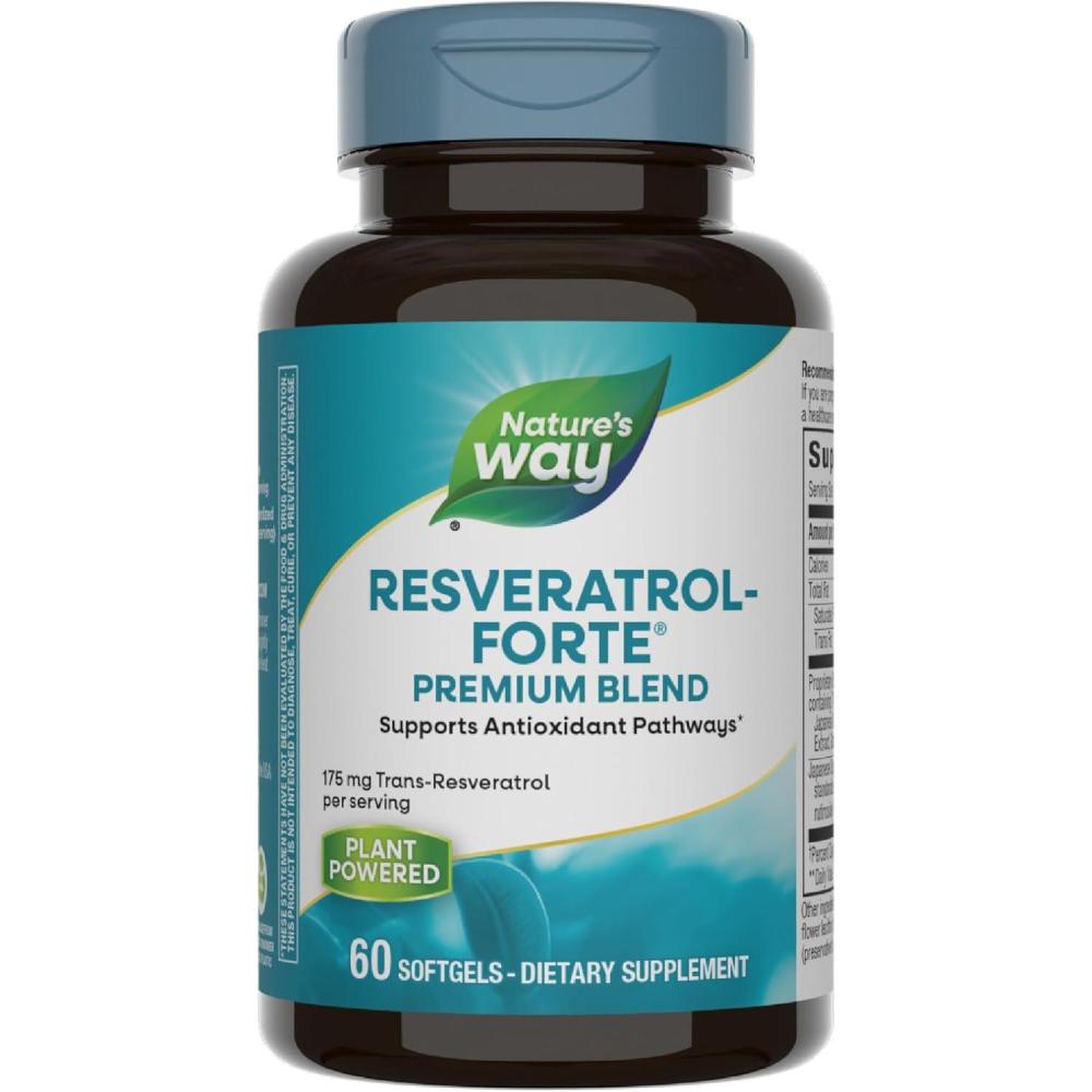 image:imageNatures Way ResveratrolForte Protects from Free Radicals 60 Softgels