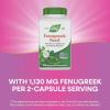 Nature’s Way Fenugreek Seed Supplement, Fenugreek for Traditional Breastfeeding Lactation Support*, Non-GMO Project Verified, Vegan, 100 Capsules (Packaging May Vary)(320 Count (Pack of 1))