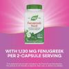 Nature’s Way Fenugreek Seed Supplement, Fenugreek for Traditional Breastfeeding Lactation Support*, Non-GMO Project Verified, Vegan, 100 Capsules (Packaging May Vary)(180 Count (Pack of 1))