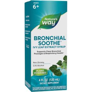Nature’s Way Bronchial Soothe Ivy Leaf Extract Syrup, Supports Respiratory Health*, Supports Clear Bronchial Passages*, Non-Drowsy, 4 Fl Oz (Packaging May Vary)(4 Fl Oz (Pack of 1))