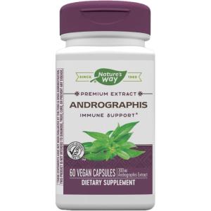 Nature’s Way Premium Extract Andrographis, Immune Support*, 300 mg Andrographis Extract per serving, 60 Capsules