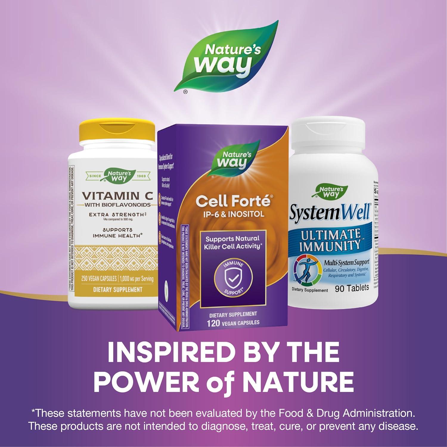 image:imageNatures Way Cell Fort IP6 amp Inositol Immune Support Supplement with Calcium Phosphorus and Magnesium GlutenFree Vegan 240 Capsules Packaging May Vary120 Count Pack of 1