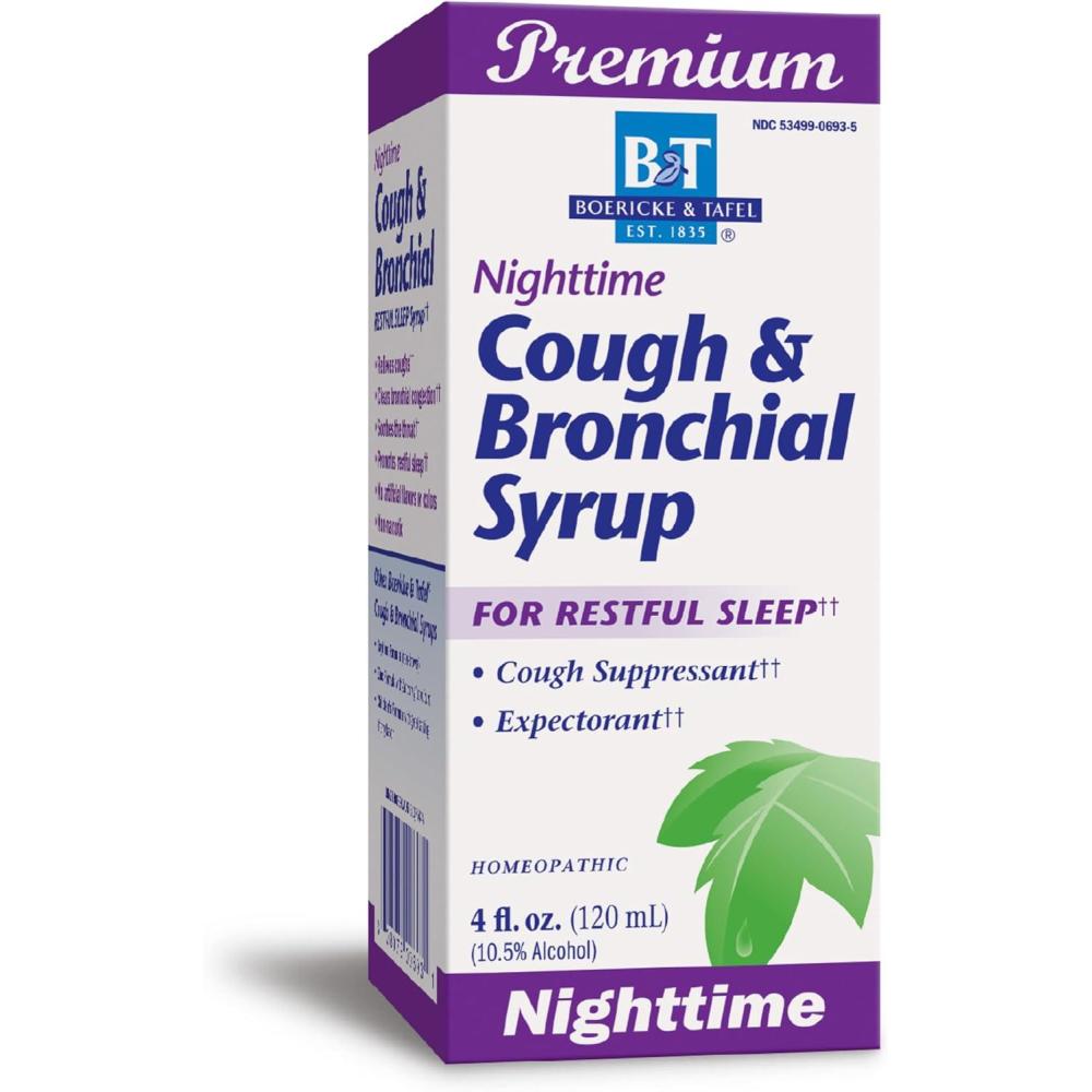 image:imageNatures Way BampT Nighttime Cough amp Bronchial Syrup for Restful Sleep Homeopathic Purple Cherry 80 Fl Oz4 Fl Oz Pack of 1